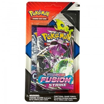 Pokemon Sword & Shield: Fusion Strike papildymų rinkinys su Celebi ženkliuku (anglų k.)